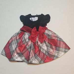Iris & Ivy velvet holiday dress, size 3-6 months